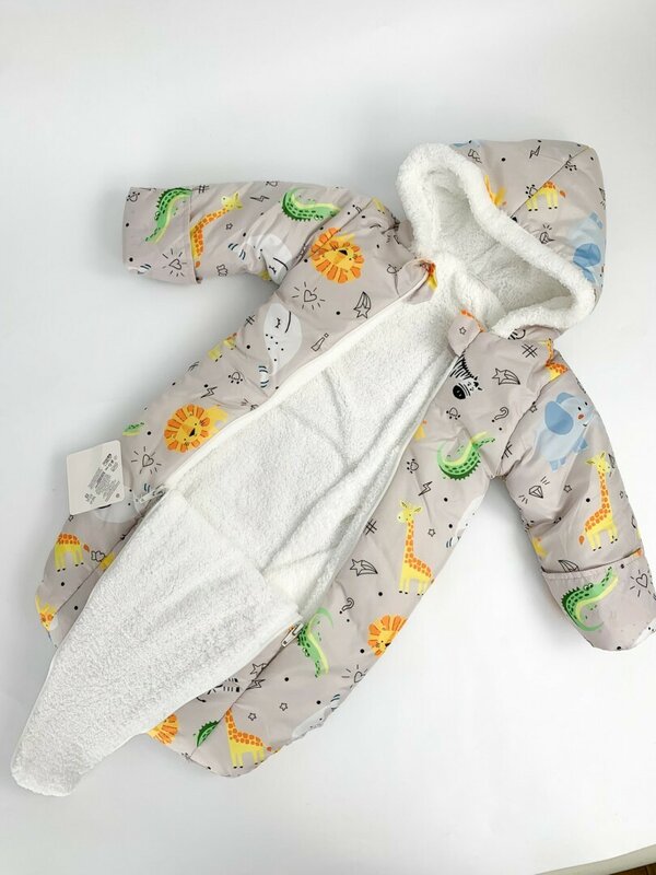 Salopeta iarna fetita crem