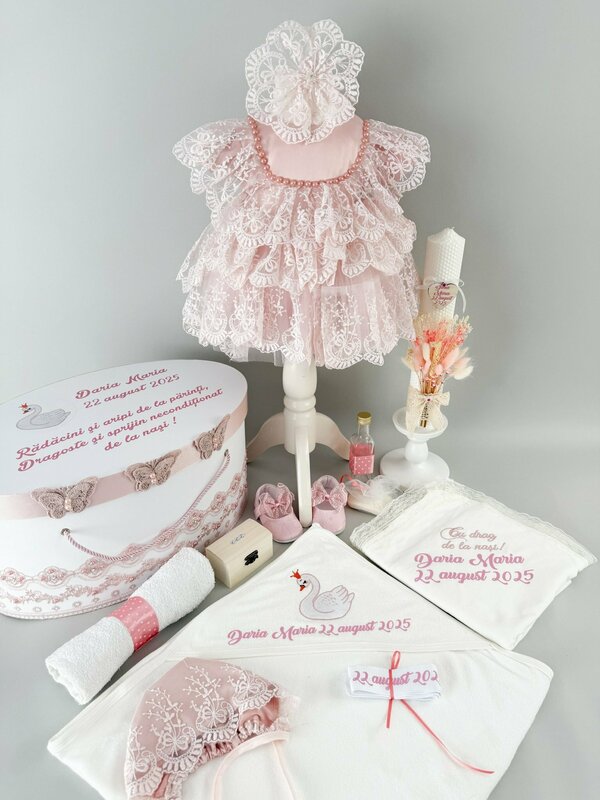 Set botez fetita complet Saphira