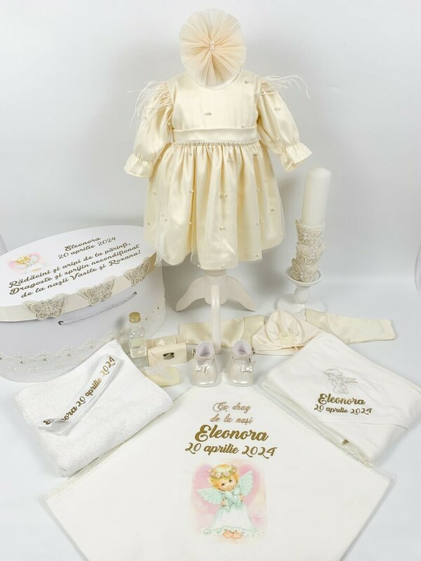 Set botez fetita Lotus