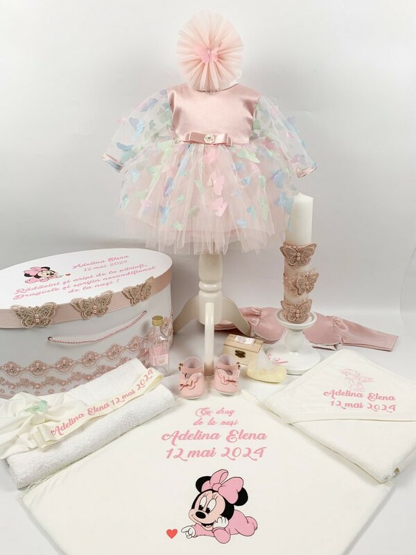 Set botez fetita Romanita