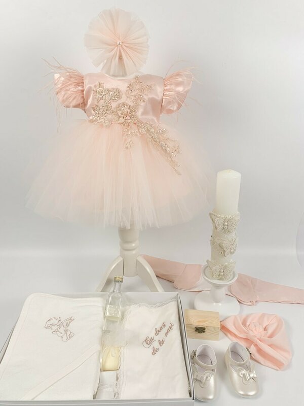 Set botez fetita Roza