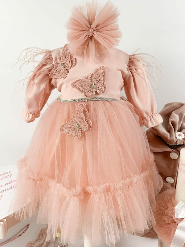 Set complet botez fetita 3 fluturi