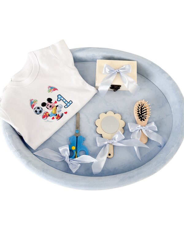 Set tavita bleu taiere mot 1 an - 6 piese