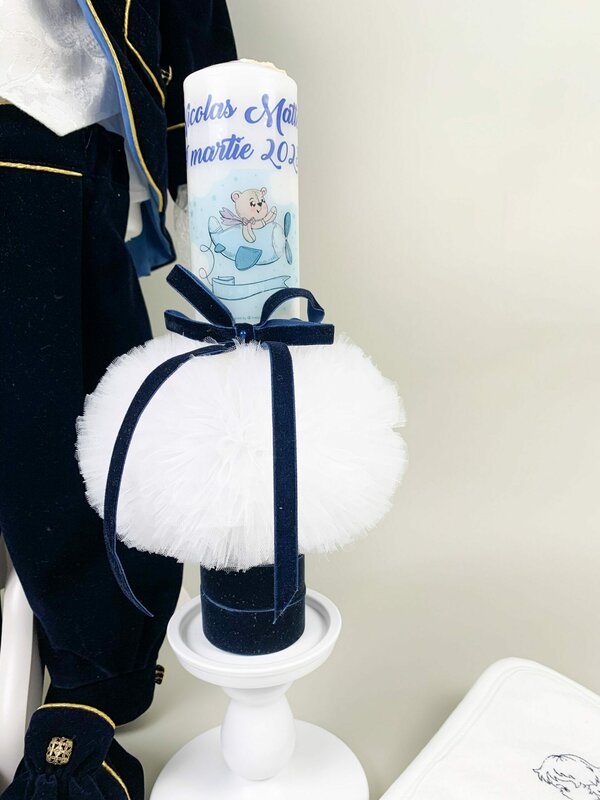 Set trusou Print catifea bleumarin