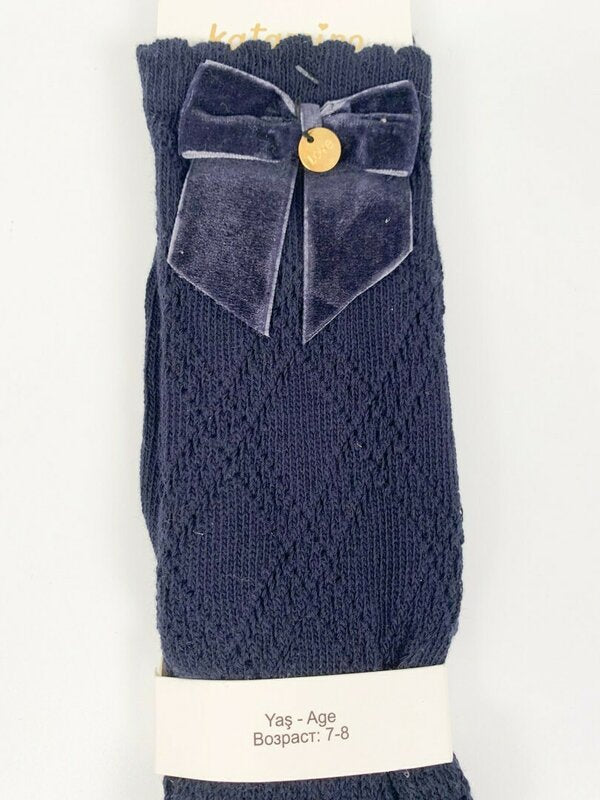 Sosete lungi albastre copii