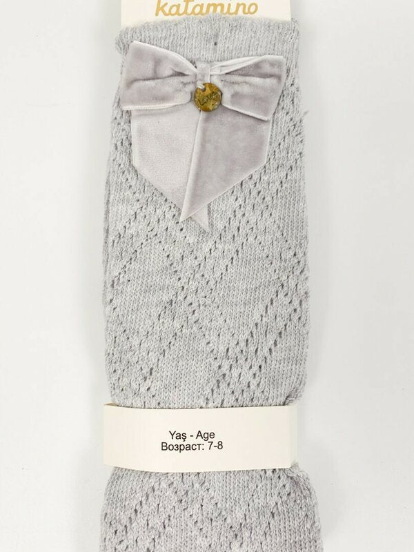 Sosete lungi gri copii