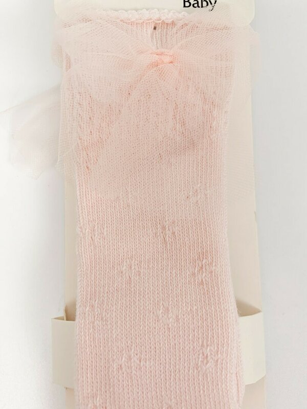 Sosete lungi roz pal