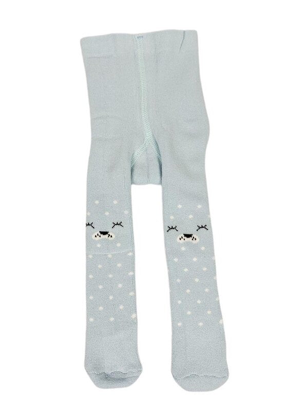 Strampi flausati baiat bleo cu buline albe