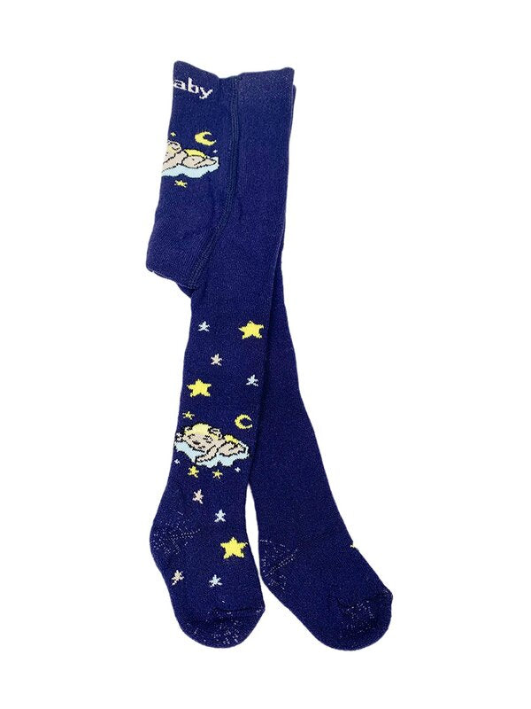 Strampi flausati baiat bleumarin cu ursulet