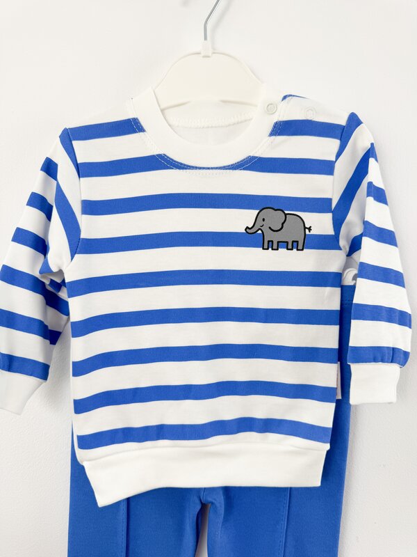 Trening baiat albastru cu dungi