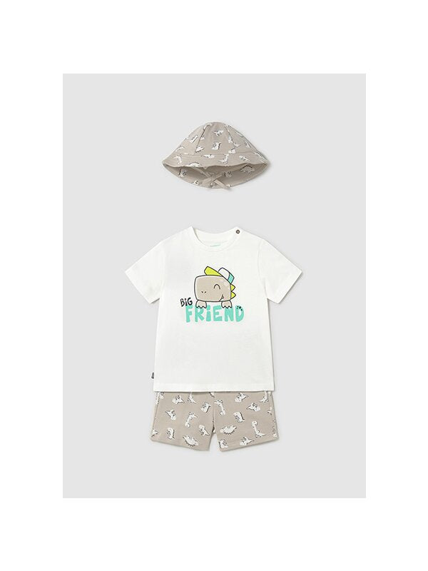 Trening baieti Mayoral - crem cu alb