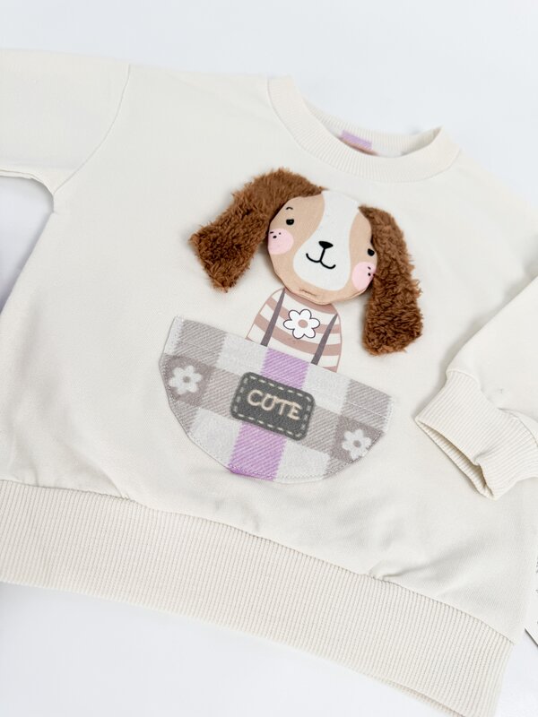 Trening fetita mov catelus