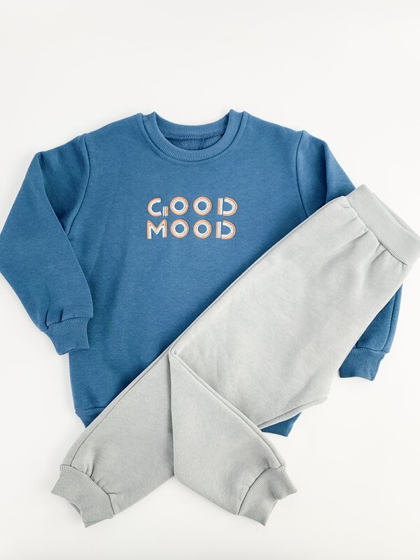 Trening gros copii 2 piese - albastru