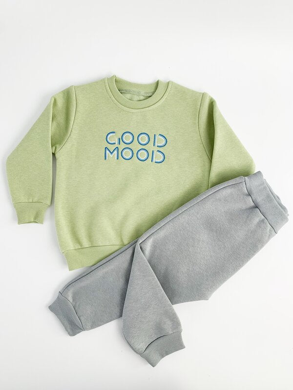 Trening gros copii 2 piese - verde