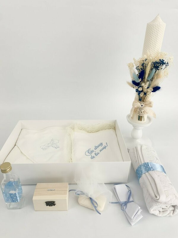 Trusou baiat albastru cu ingeras