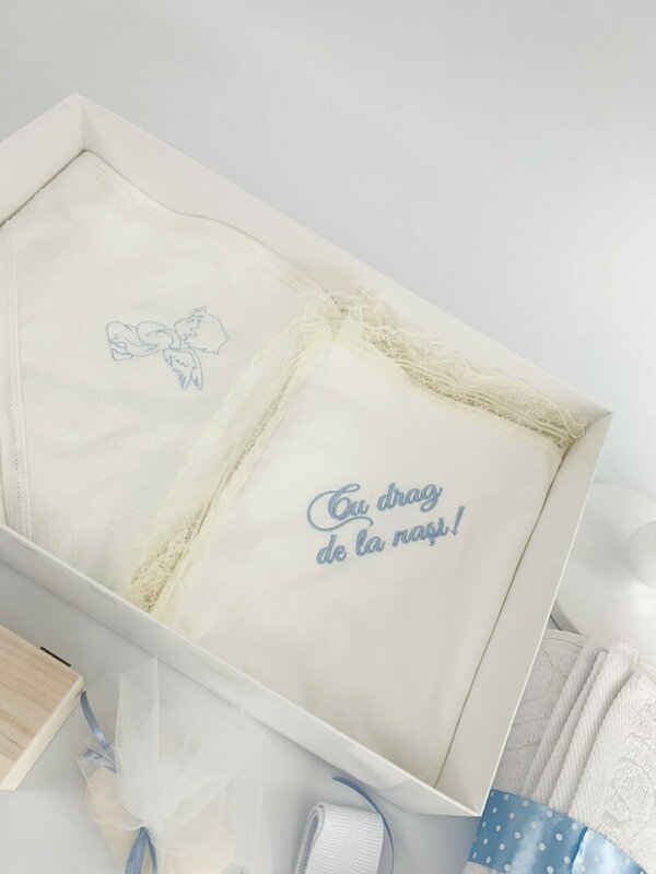 Trusou baiat albastru cu ingeras