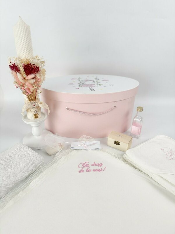 Trusou botez complet cu fetita in leagan