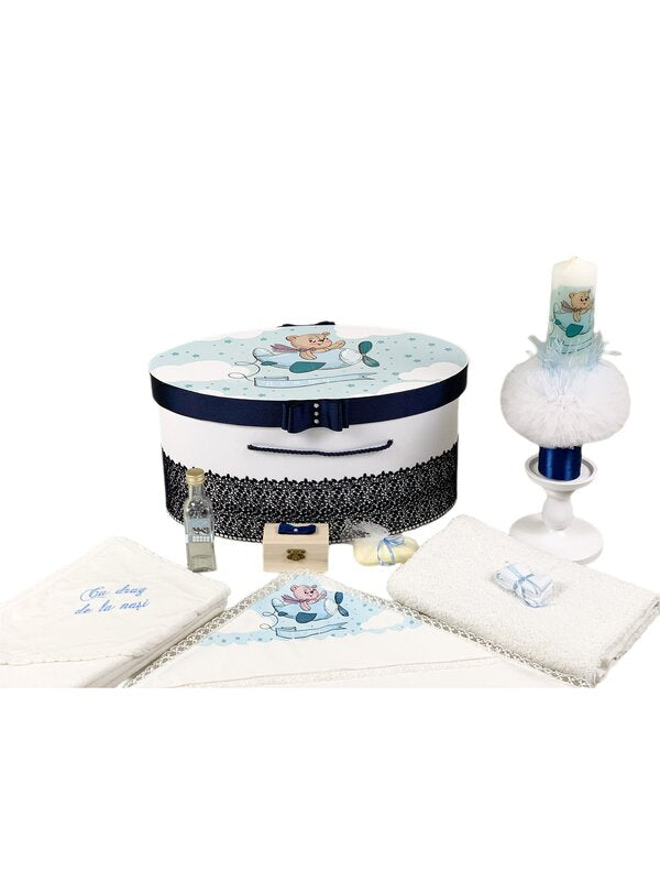 Trusou botez personalizat ursulet