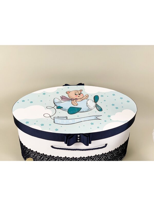 Trusou botez personalizat ursulet